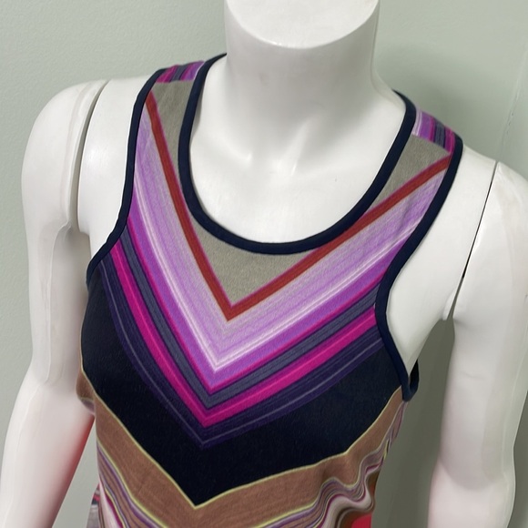 Trina Turk Dress Chevron Cruise - Picture 4 of 8